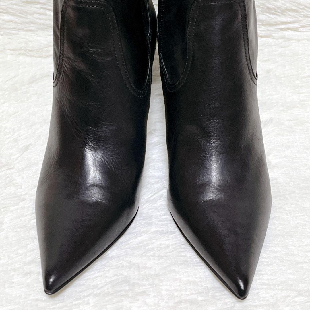 極美品】DIANA ダイアナ ロングブーツ 黒 24cm レザー 日本製 美脚