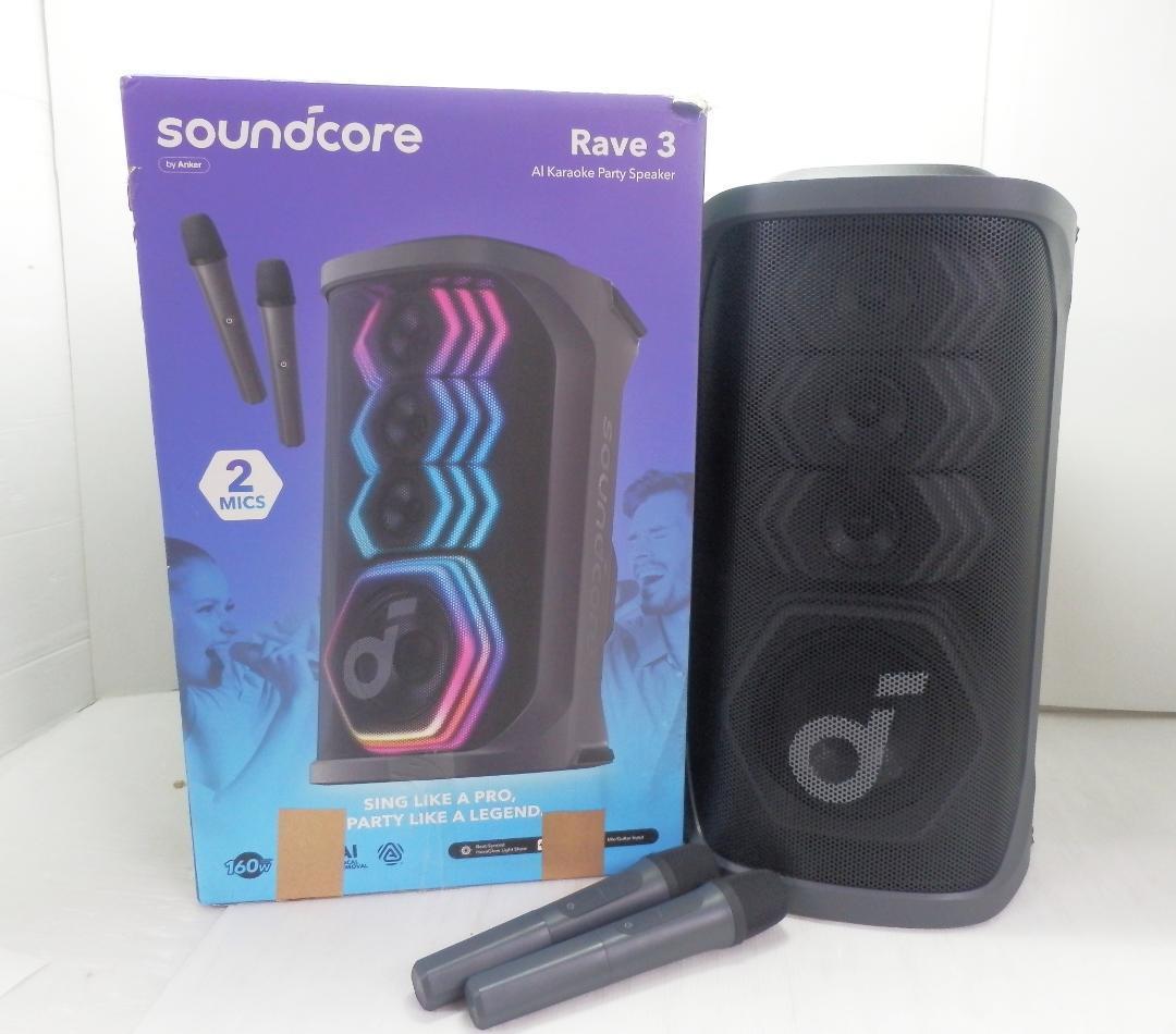 Anker アンカー SOUNDCORE RAVE 3 カラオケ ワイヤレス Soundcore Rave 3｜スピーカーの製品情報 | Anker Japan 公式