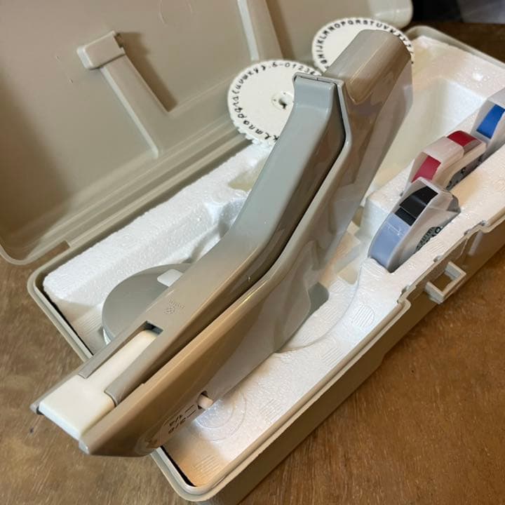 文字が繋がる筆記体・デッド】ダイモ 1610 DYMO 外紙ケース ビンテージ