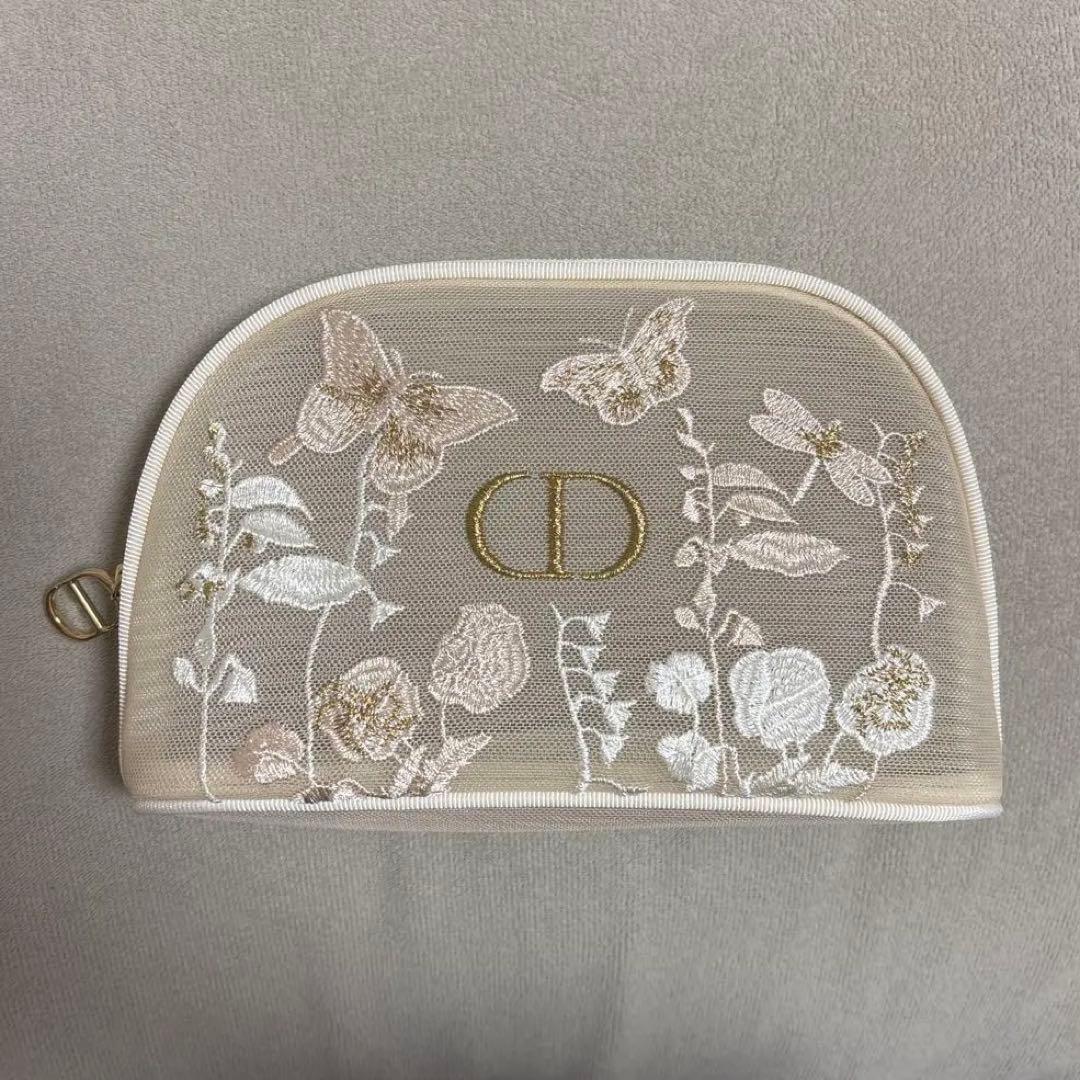 Diorマザーズデイ ディオールオリジナル刺繍ポーチ - メルカリ
