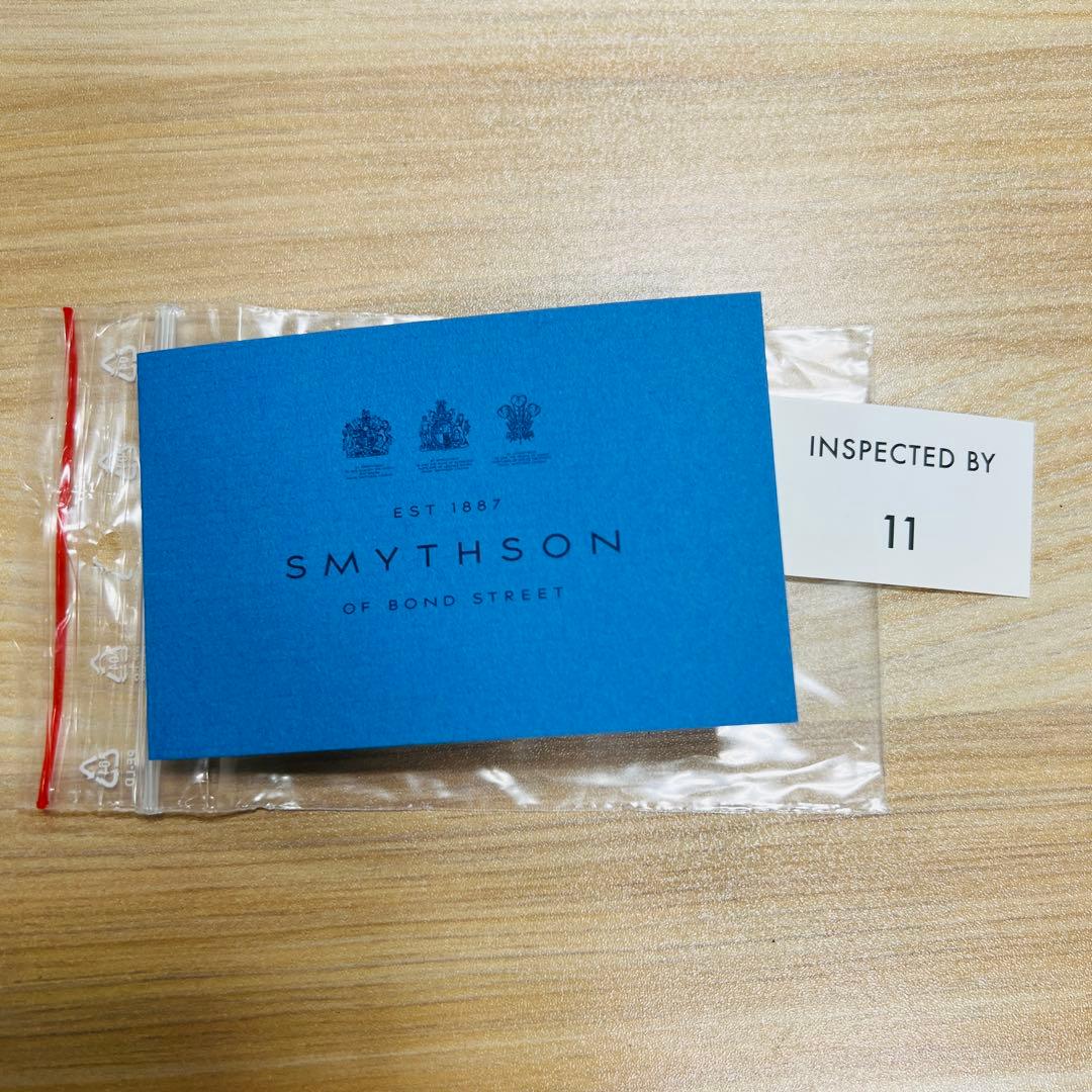 スマイソン ショルダーバッグ 黒 レザー クォータームーン クロス