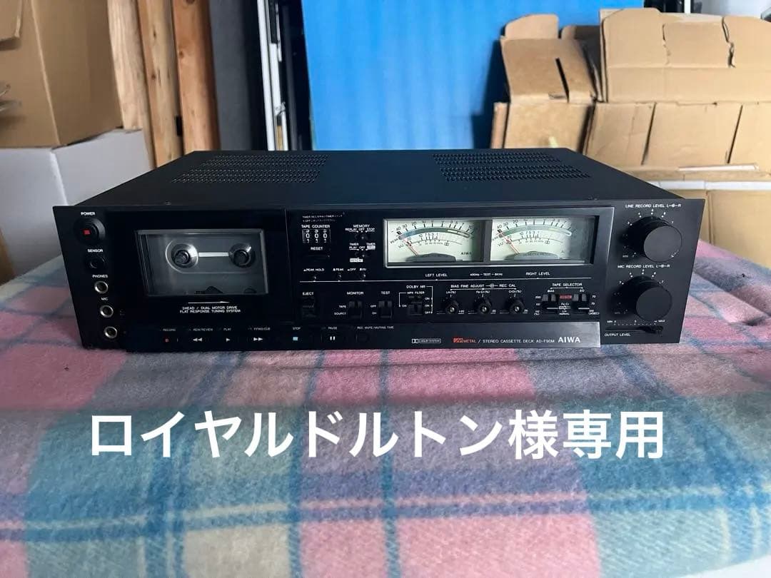 AIWA アイワ カセットデッキ AD-F90 - メルカリ