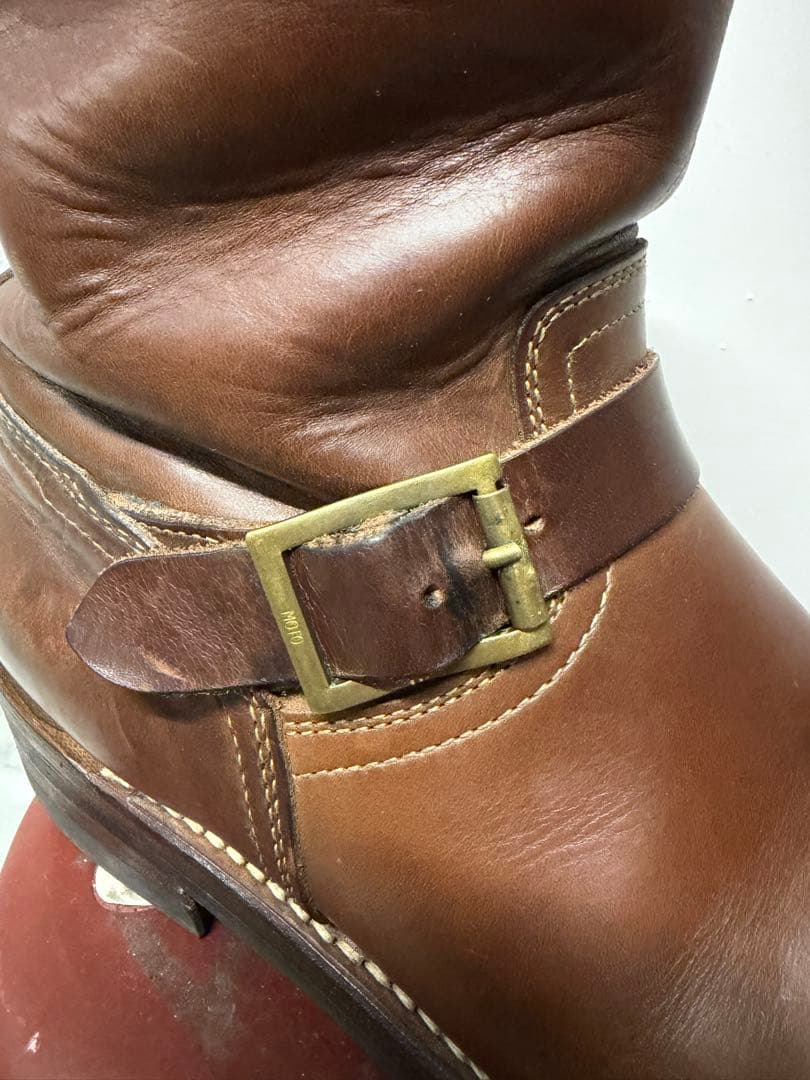 MOTOR モト エンジニアブーツ 1003 ブラウン 27センチ 9 - メルカリ