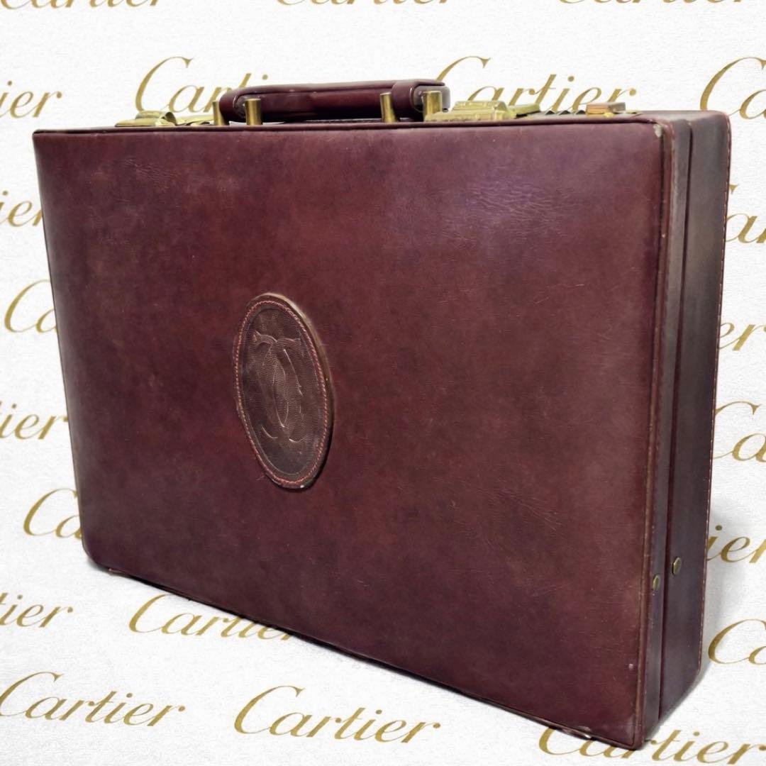 ヴィンテージ！Cartier☆マストライン アタッシュケース 楽天市場】Cartier / カルティエ | マストライン / レザー