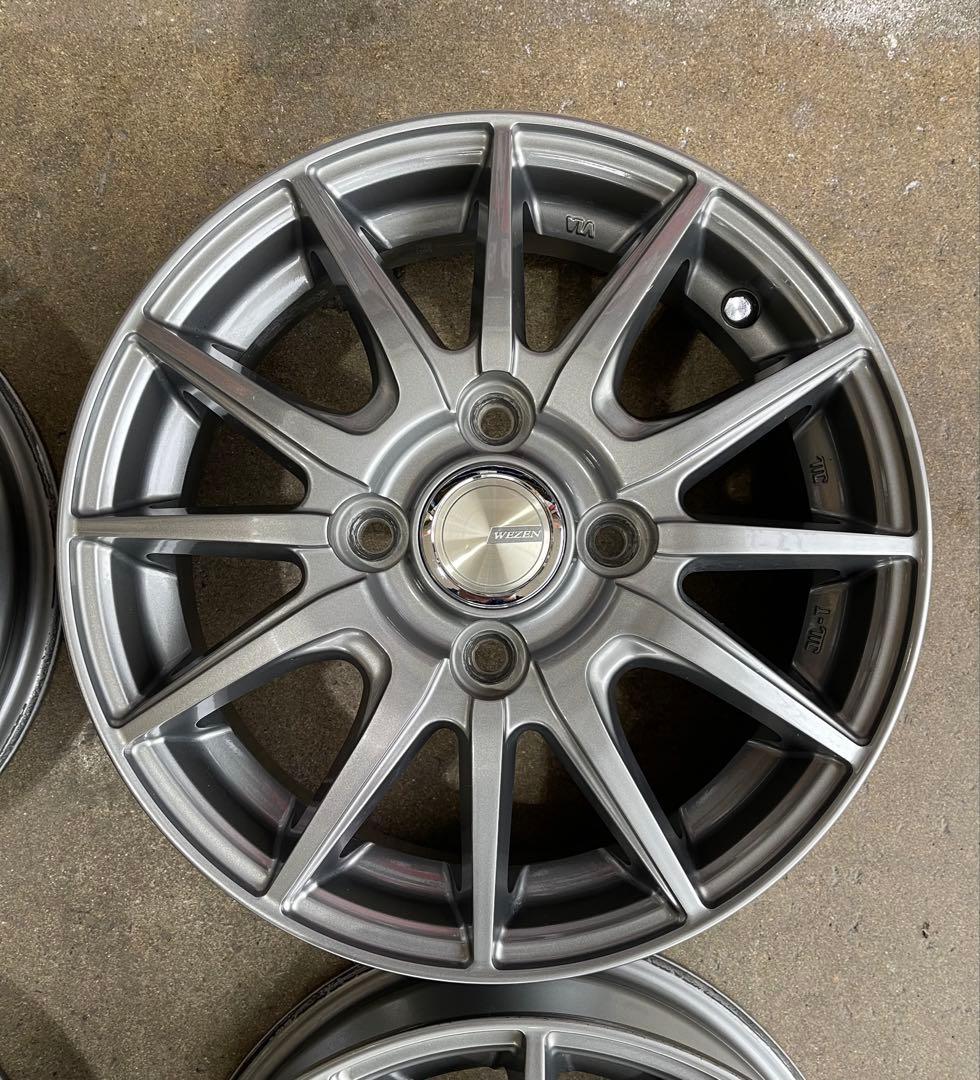 社外アルミホイール WEZEN 13×4.0J 100 4H 42 4本