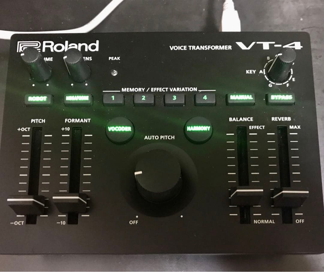 Roland VT-4 ボイストランスフォーマー（中古、念のためジャンク扱い