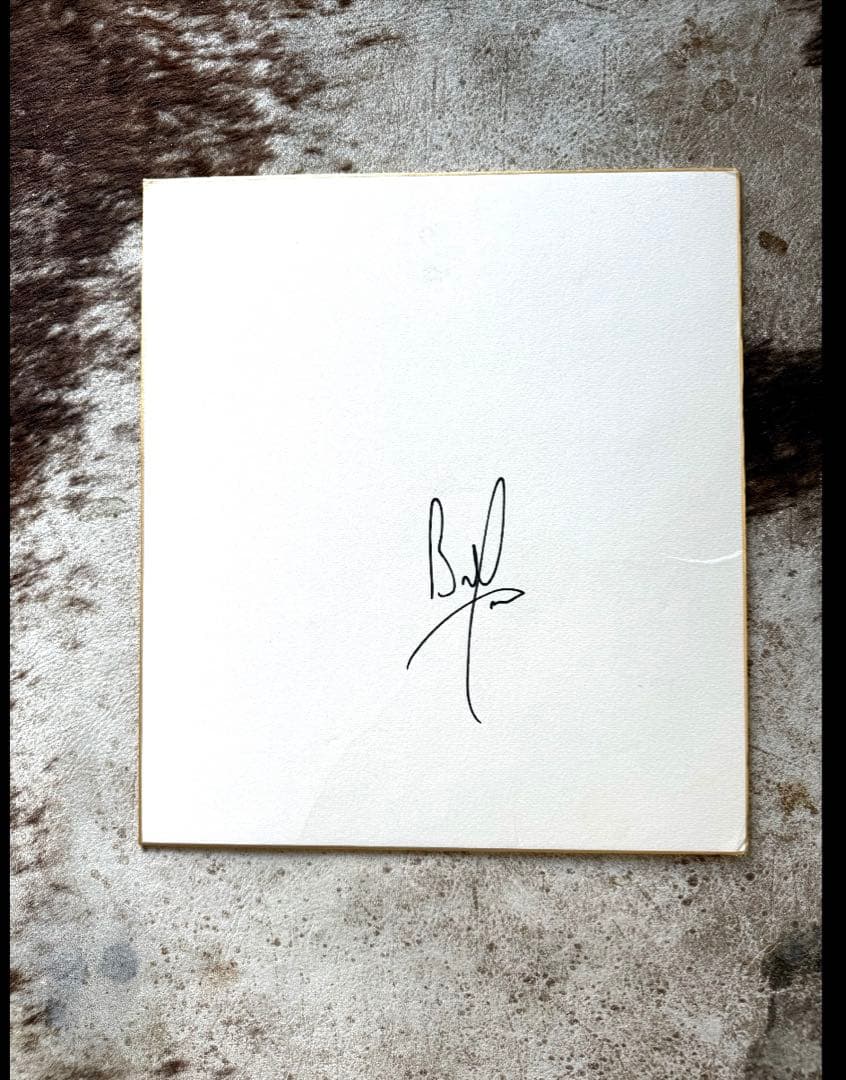 ✳️ブラッドピット直筆サイン Brad Pitt❤️送料無料 一点もの - メルカリ