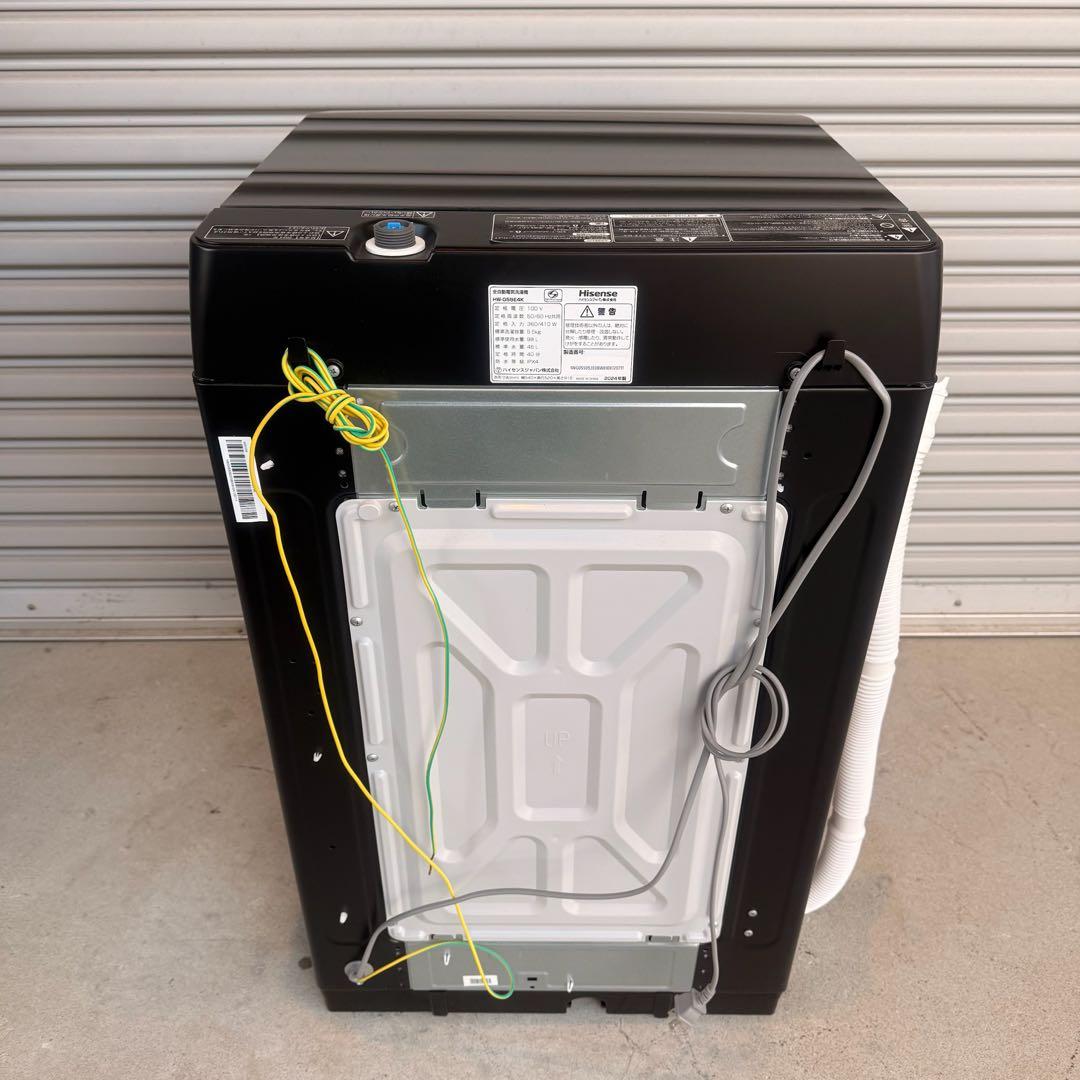 ● 美品 女性オーナー ハイセンス 洗濯機 HW-G55E4K 5.5kg