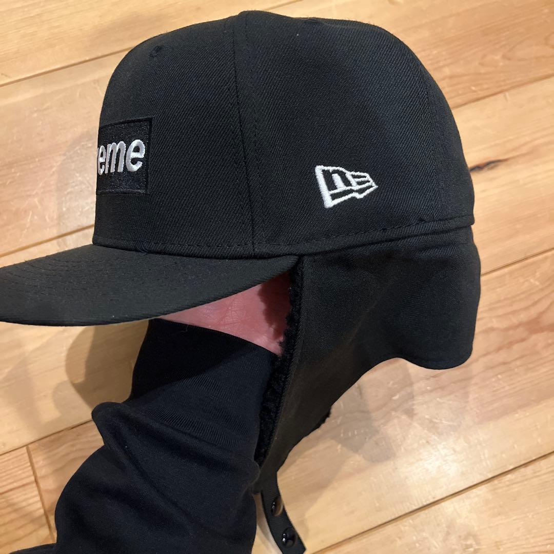 S*T様 Supreme ブラック フライトキャップ　7 1/2 59.6cm