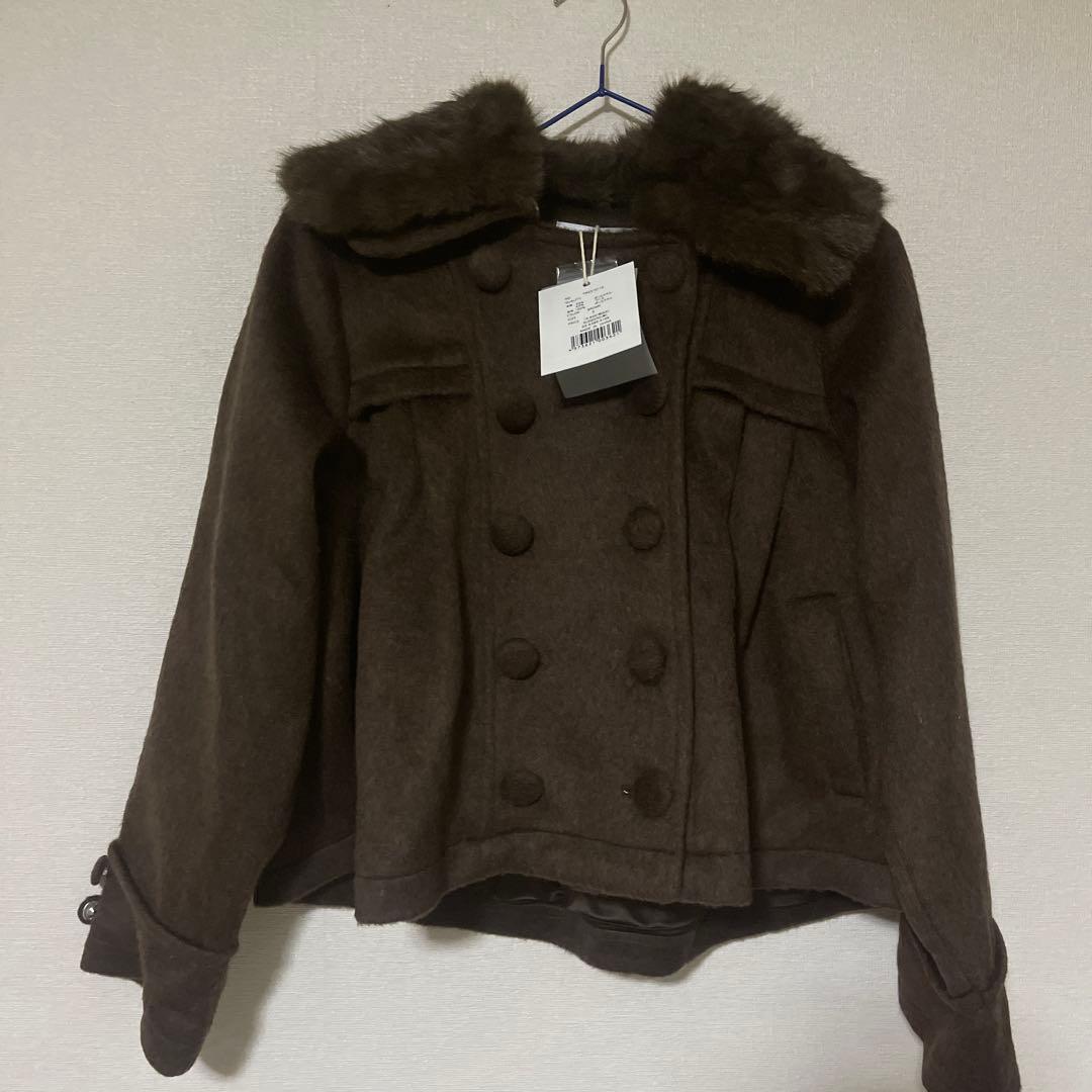 ジャケット・アウター Tie.me grace fur collar wool coat 新色黒追加発売】grace fur collar wool coat – Tie.Me