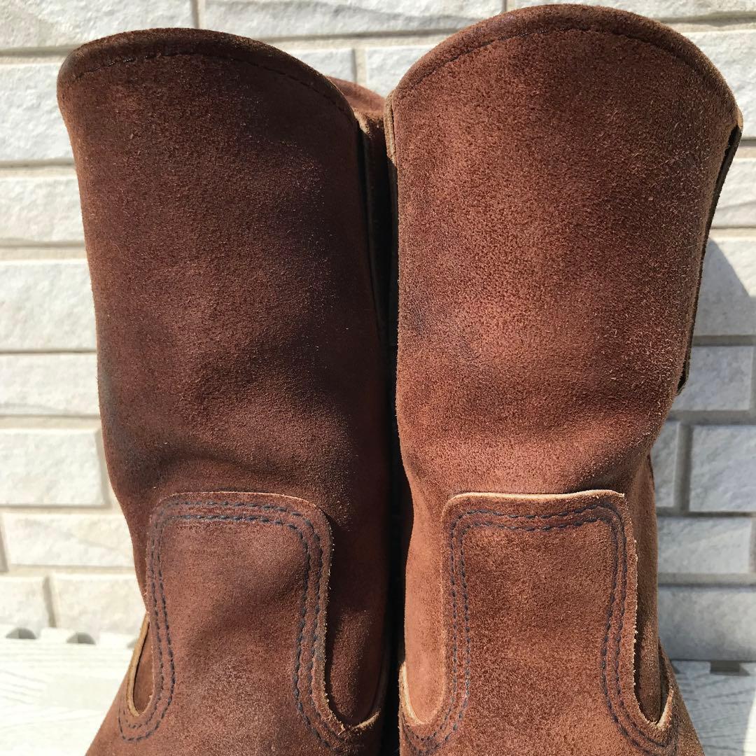 RED WING 8189 ブーツ 8 ペコス ブラウン スエード アメリカ製 - メルカリ