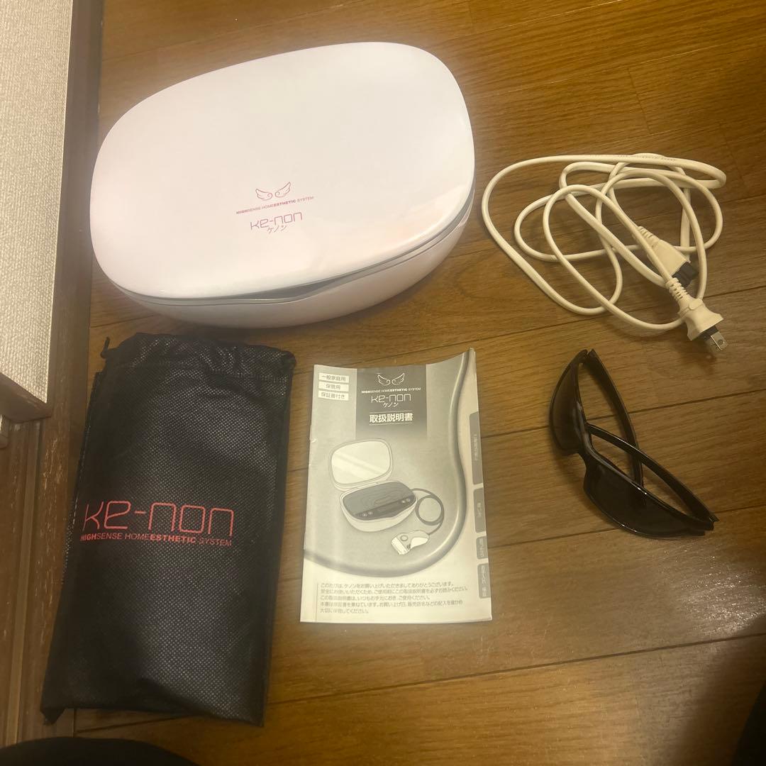 KE-NON 脱毛器 ホワイト・ピンク - メルカリ