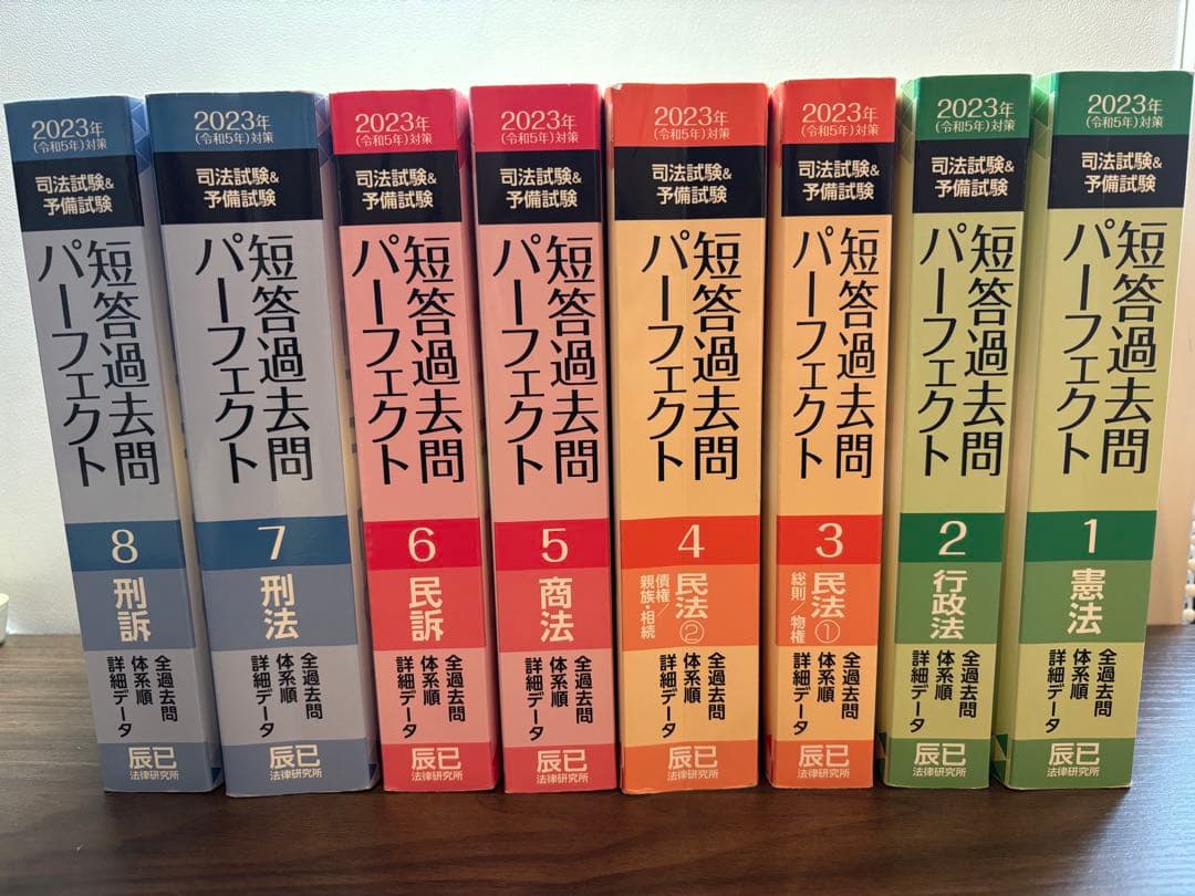 短答過去問パーフェクト 1-8巻セット 2023年版 2026短答過去問パーフェクト」直販特 | 予備試験 | 辰已法律研究所