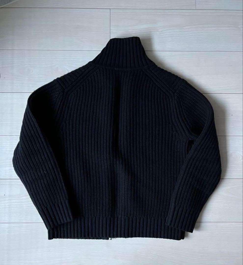 COS ファンネルネックウールジャケット ドライバーズニット - メルカリ