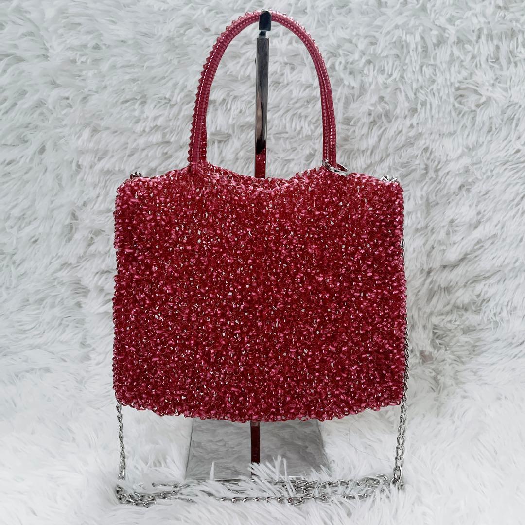 アンテプリマ スタンダードスクエアミディアム フクシアピンク