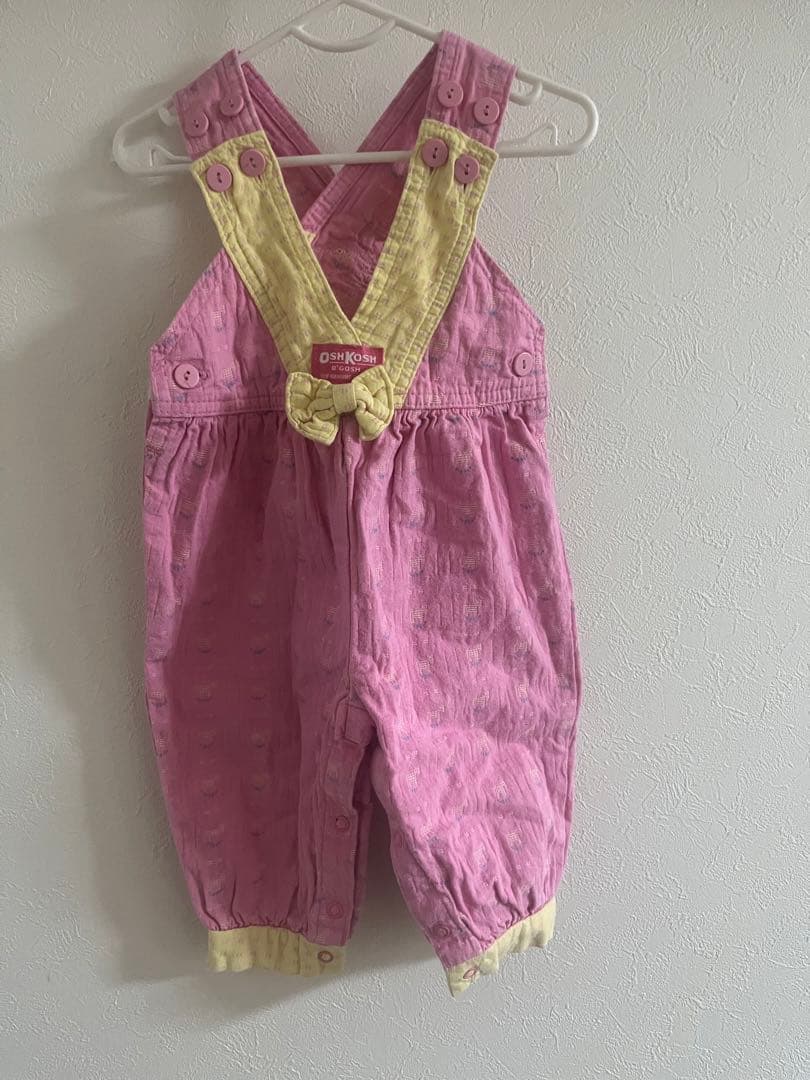 オシュコシュ ヴィンテージ 木馬柄 80 古着 70～80年代 オシュコシュ Osh kosh B'GOSH デニムカバーオール