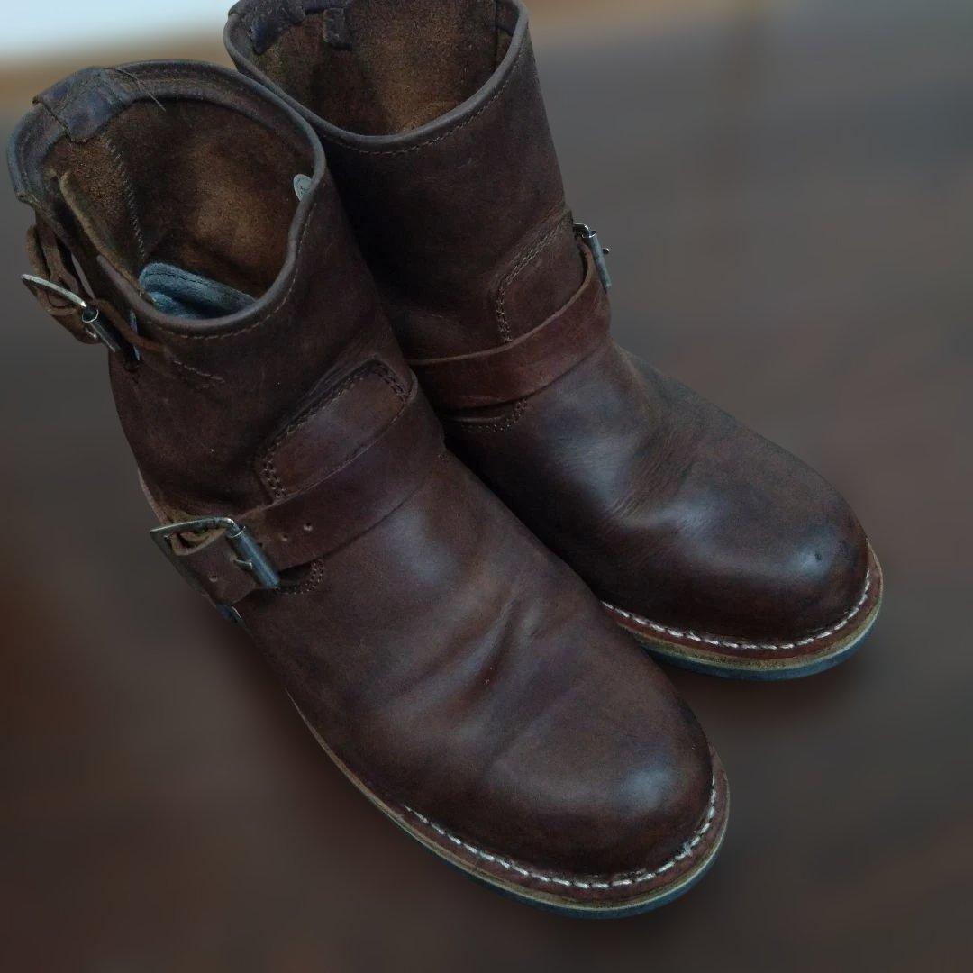 ゴールデンレトリバー　本革　オイルヌバック　エンジニア　ブーツ　26.5cm