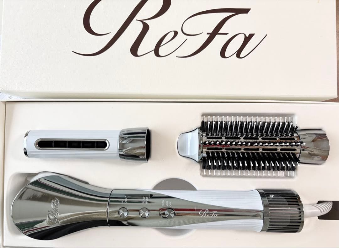 ReFa リファ ビューテック リセッター くるくるドライヤー ホワイト 一台三役！リファのリセッターを美容師が口コミ評価！くるくる