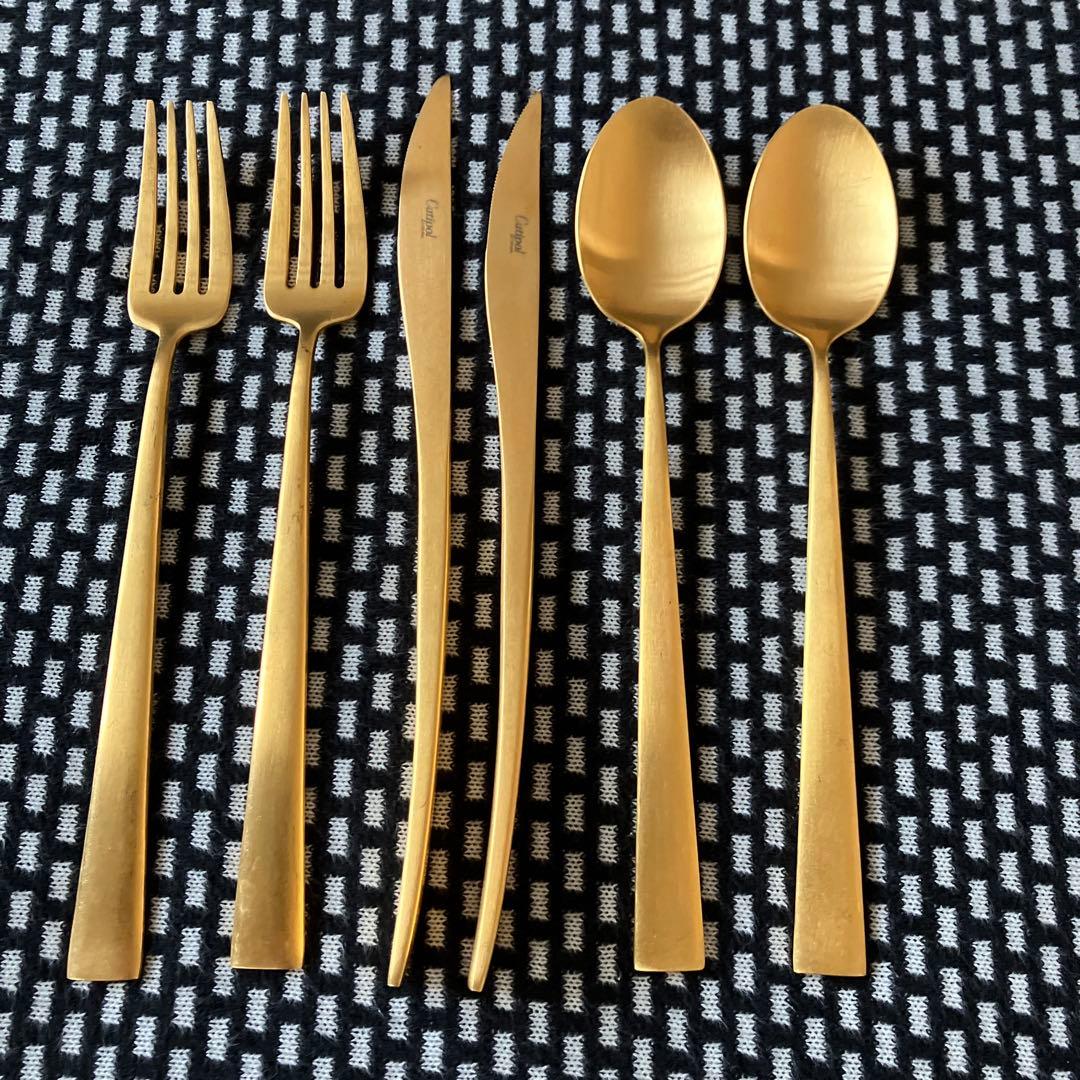 クチポール　DUNA ゴールド　ディナーサイズ 楽天市場】□クチポール デュナ ゴールド ディナーセット 3PCS （箱