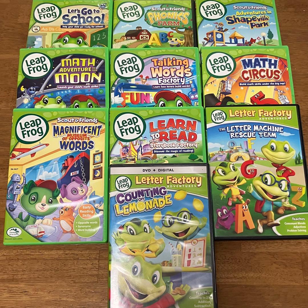 リープフロッグ dvd 10枚セット leapfrog 英語 - メルカリ