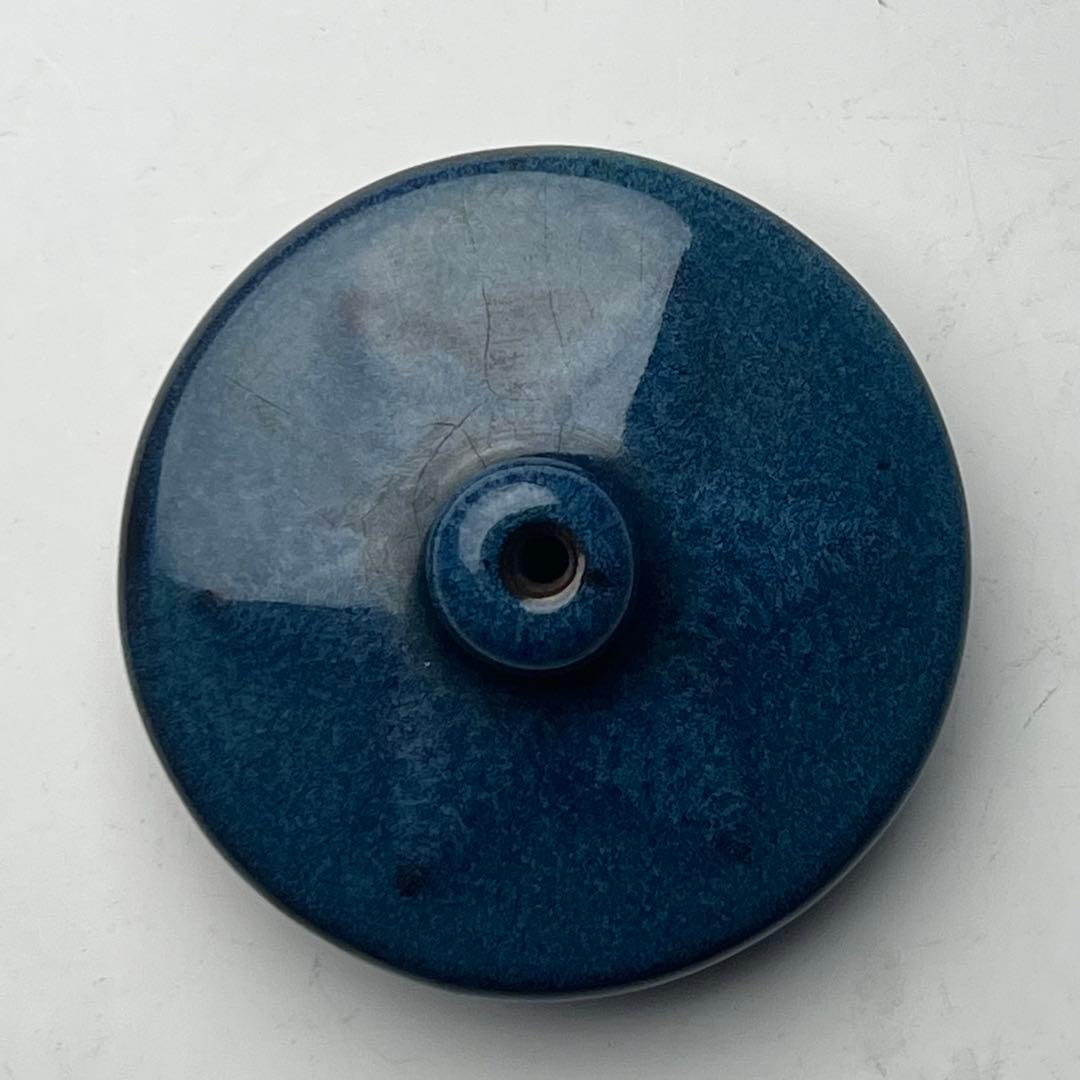 優美 唐物 海鼠釉水注 葛明祥製 款 中国美術 古玩 煎茶道具 急須 優美