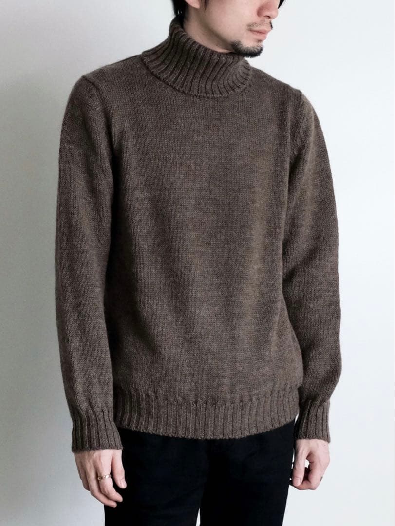 トップス DE BONNE FACTURE JERSEY TURTLE NECK KNIT De-Bonne-Facture---Fall-Winter