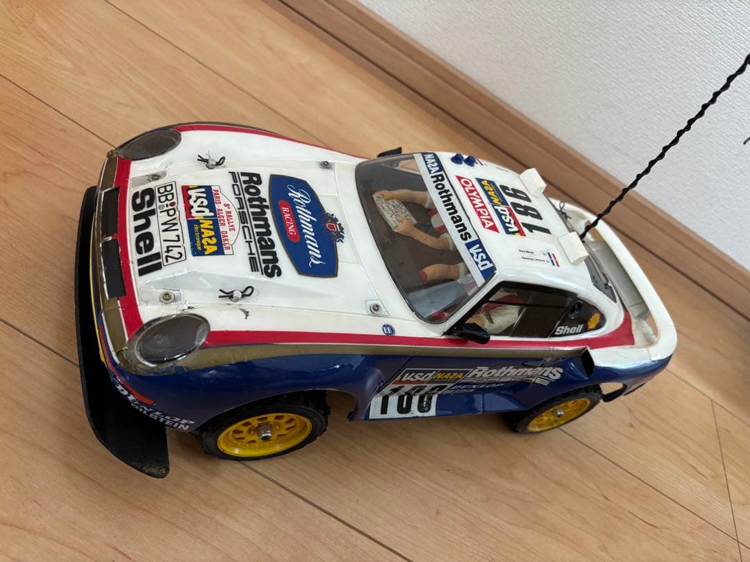 当時物！テクニゴールドモーター付き！】タミヤ 1/12RC ポルシェ959