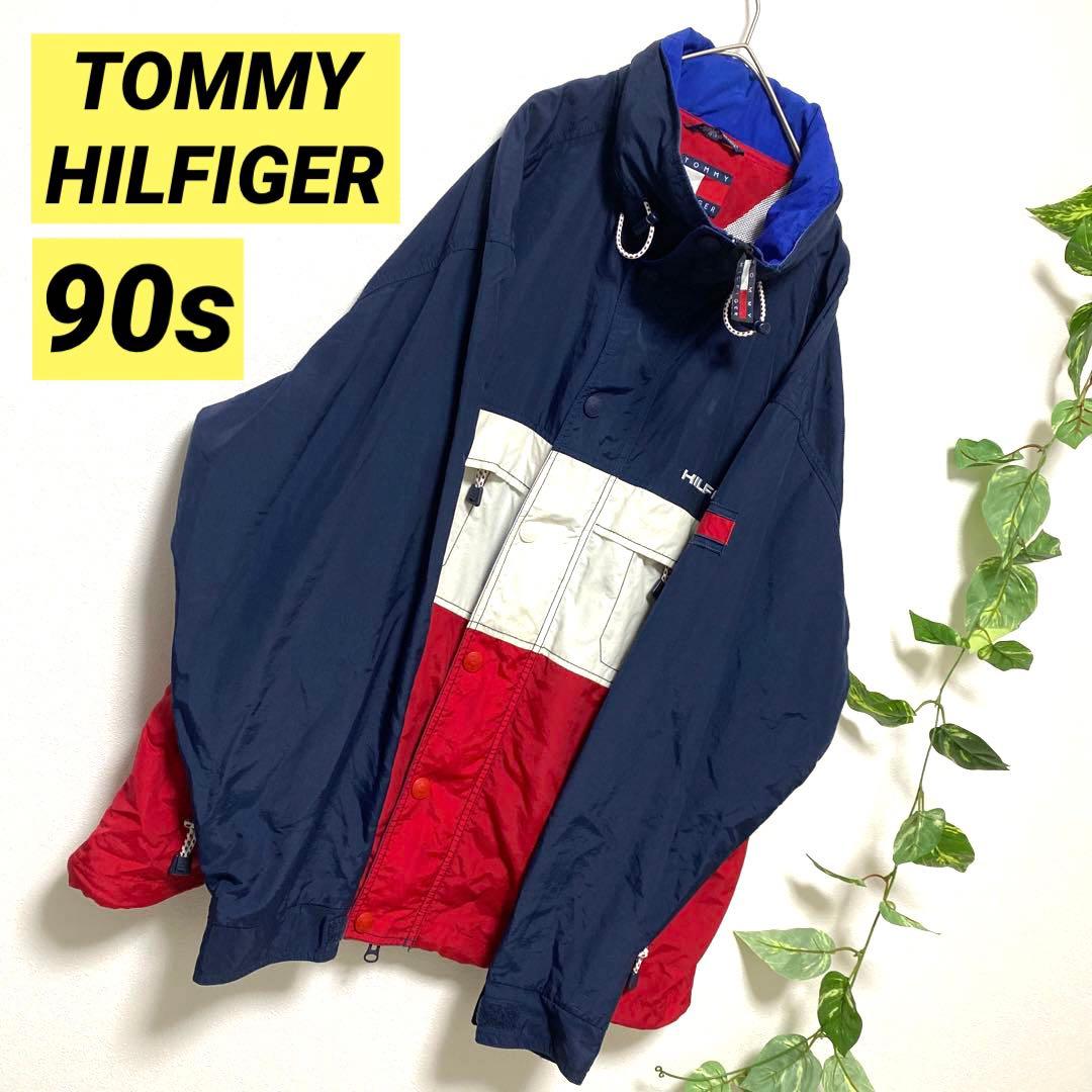 T-Pablow着用似 トミーヒルフィガー ナイロンジャケット ビッグ