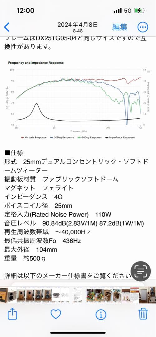 自作スピーカー パイン集成材エンクロージャー