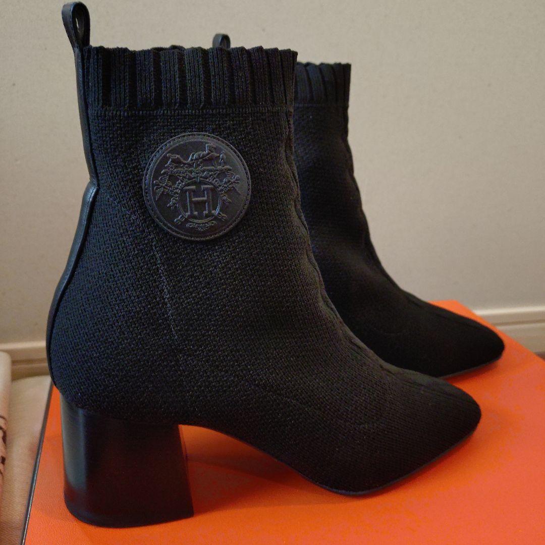 エルメスショートブーツ 《ヴォルヴェール》 60