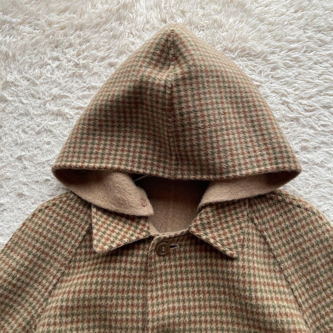 希少】バーバリー ダブルフェイス ウールコート リバーシブル ベージュ