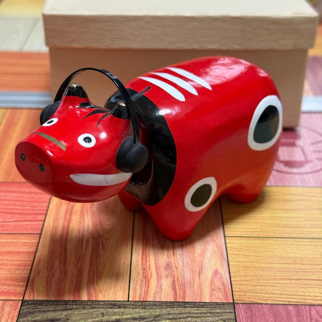 赤べこ ヘッドフォンべこ 野沢民芸 ヘッドホンべこ 2号 - メルカリ