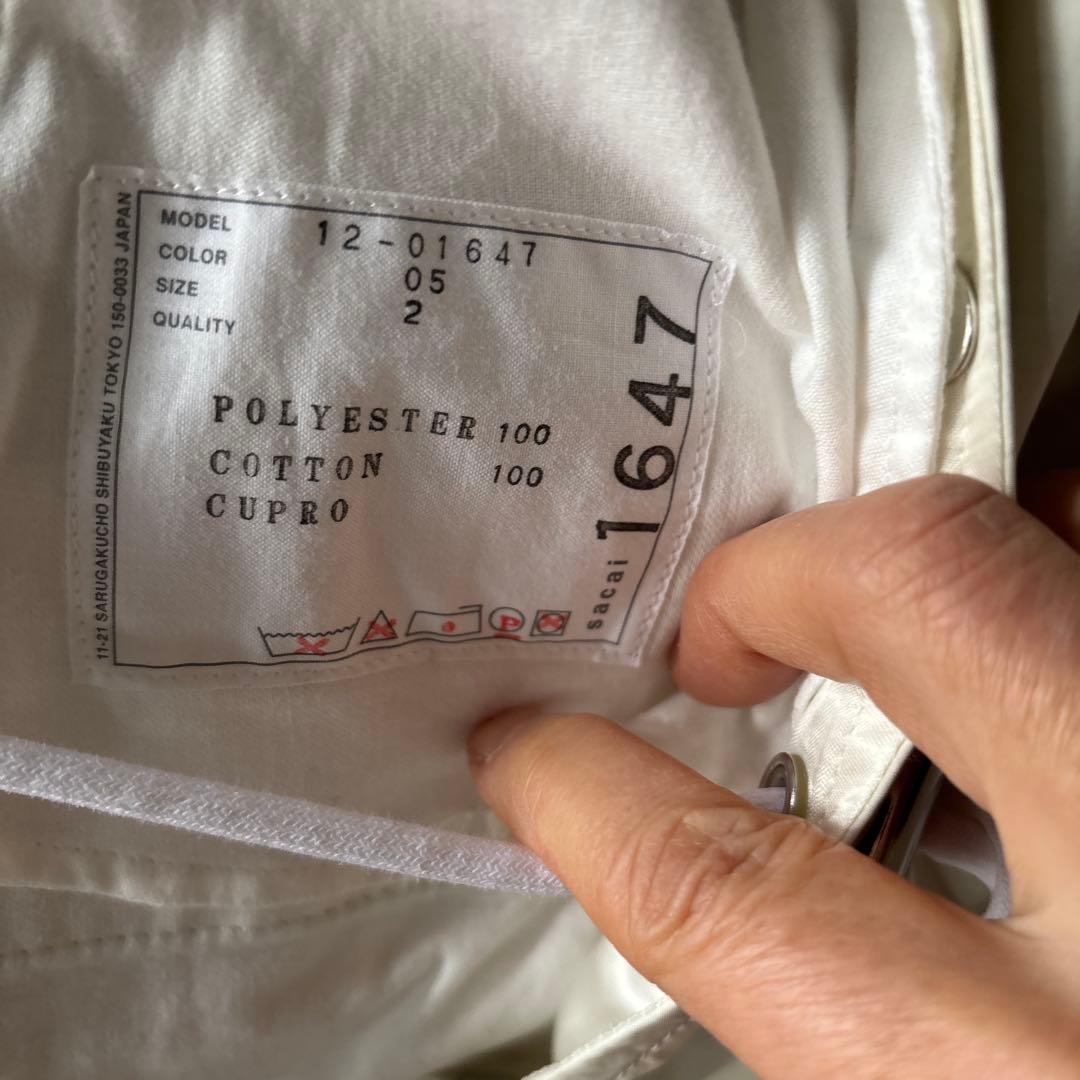 Sacai アイボリー モッズコート キルティング襟 みっちゃん様専用