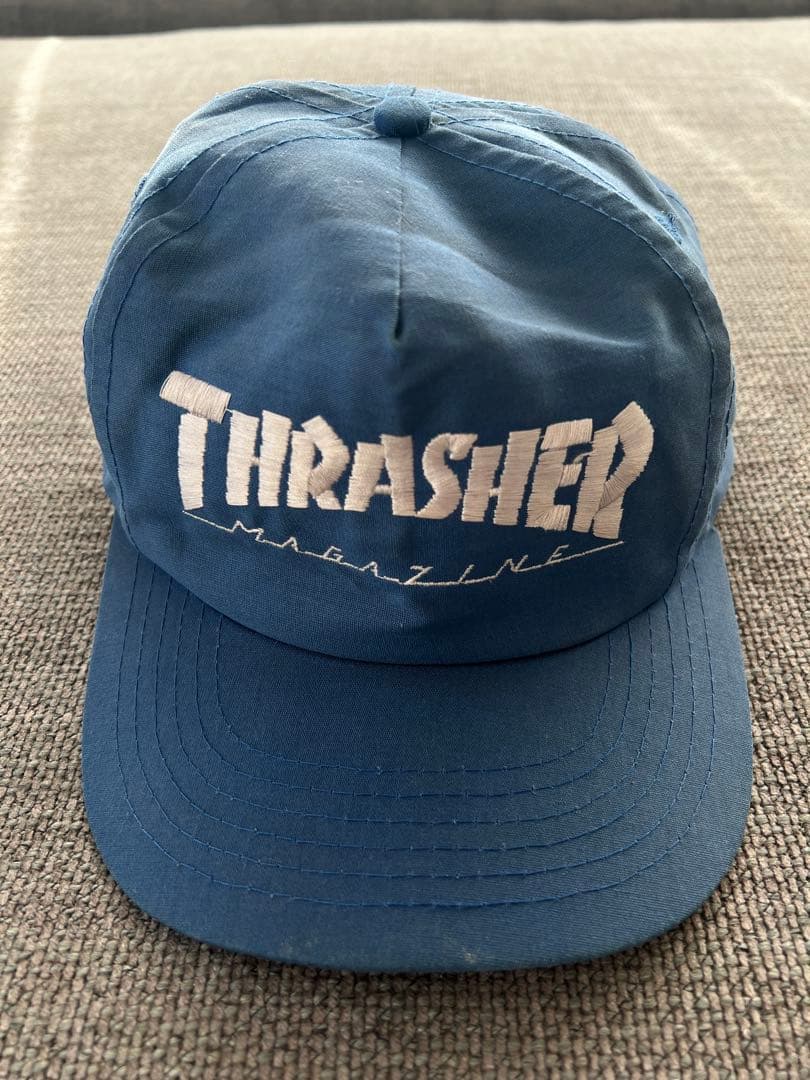 希少 80s THRASHER ヴィンテージCAP USA製 80's THRASHER MAGAZINE⁉️ PAINTER CAP💁🏾‍♂️ #thrasher