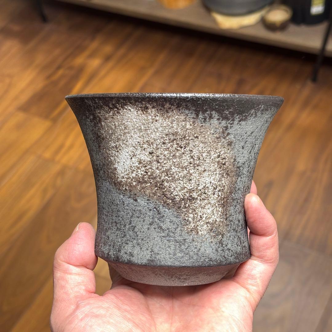 渋谷栄一　-朧- Basic Cylinder Pot ※Medium　鉢