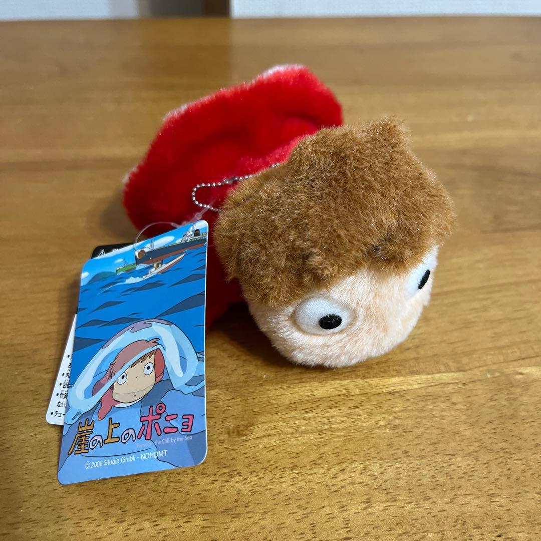 崖の上のポニョ ふかふかポニョ マスコット キーホルダー ぬいぐるみ