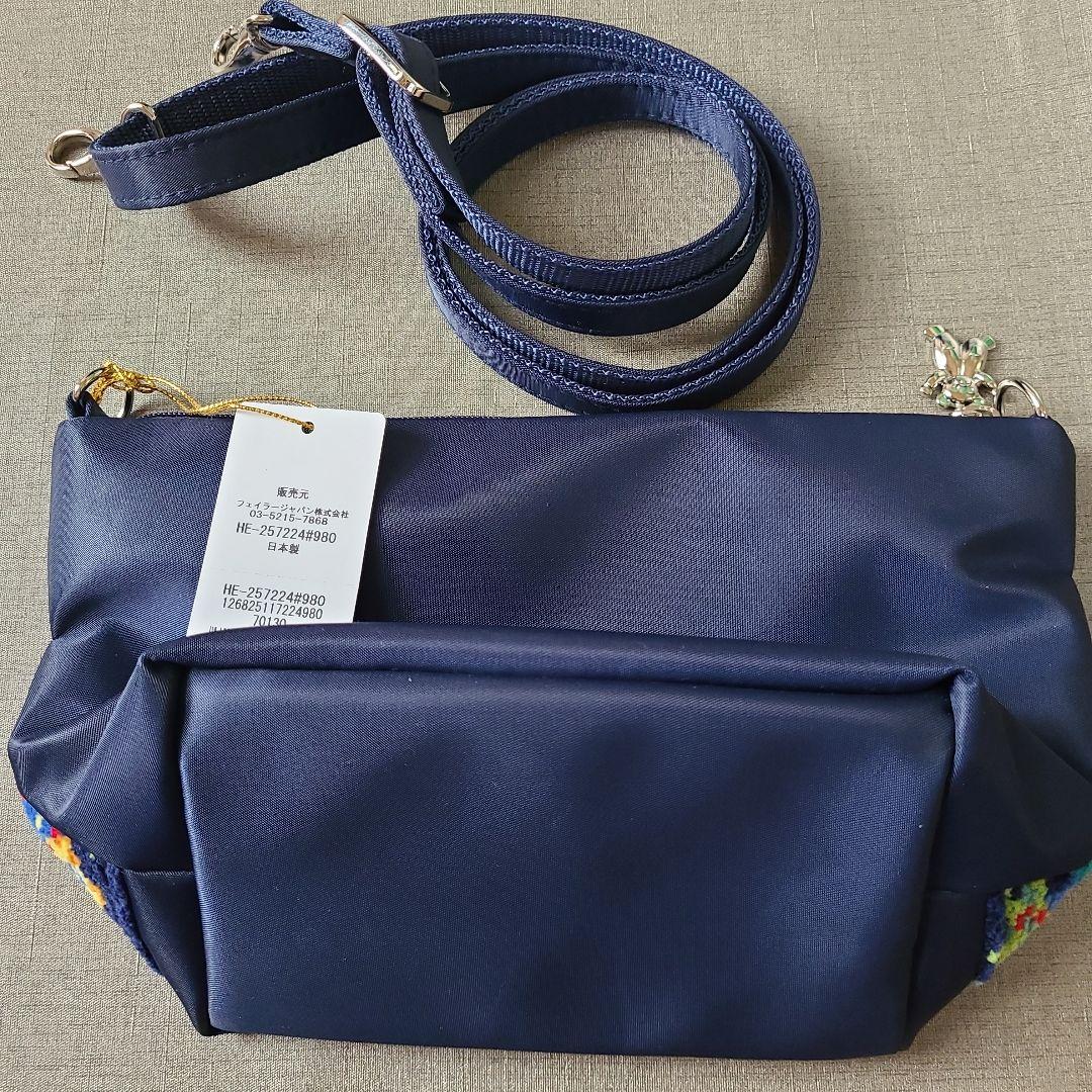 完売】フェイラー ミニショルダーバッグ☆学校フェイラー・ネイビー