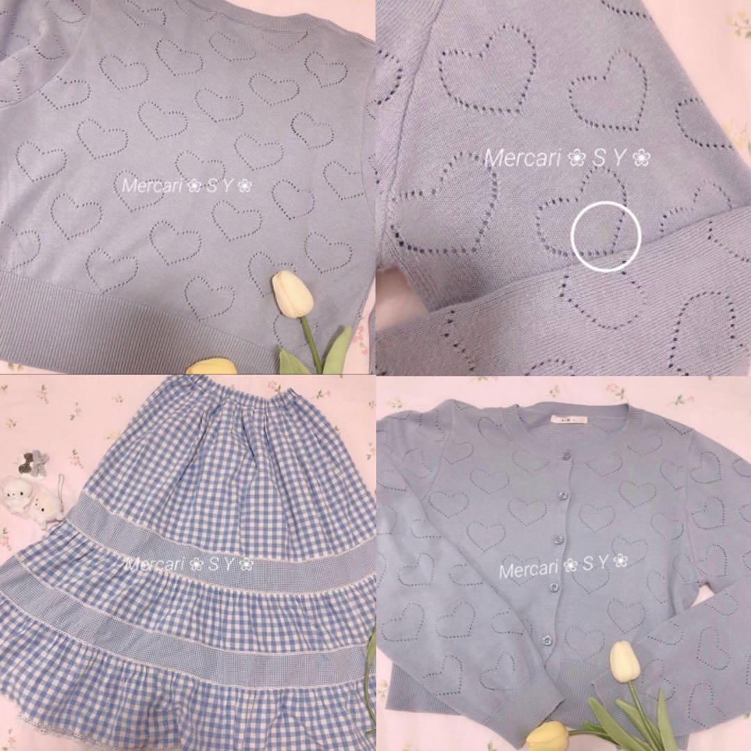 ❤︎12点セット❤︎ evelyn、ガーリー、量産型、水色界隈、くまちゃん