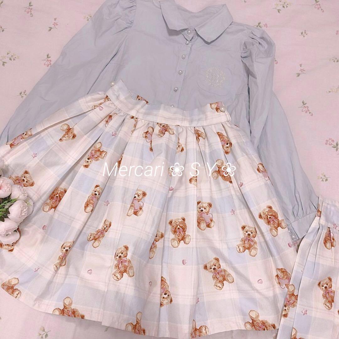 ❤︎12点セット❤︎ evelyn、ガーリー、量産型、水色界隈、くまちゃん