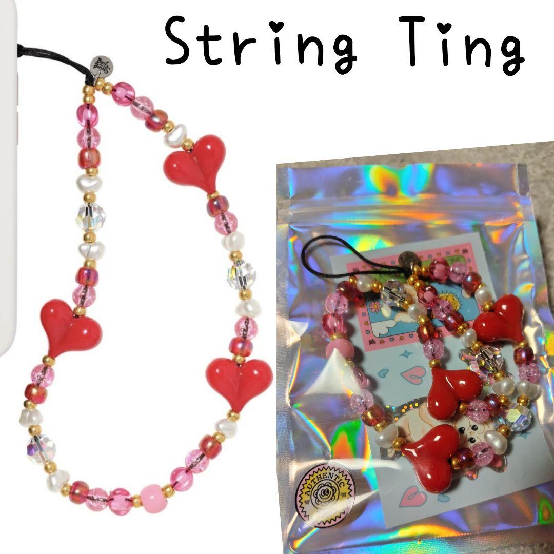 新作 String Ting ストリングティング セーラームーン 赤いハート 新作 String Ting ストリングティング セーラームーン 赤いハート