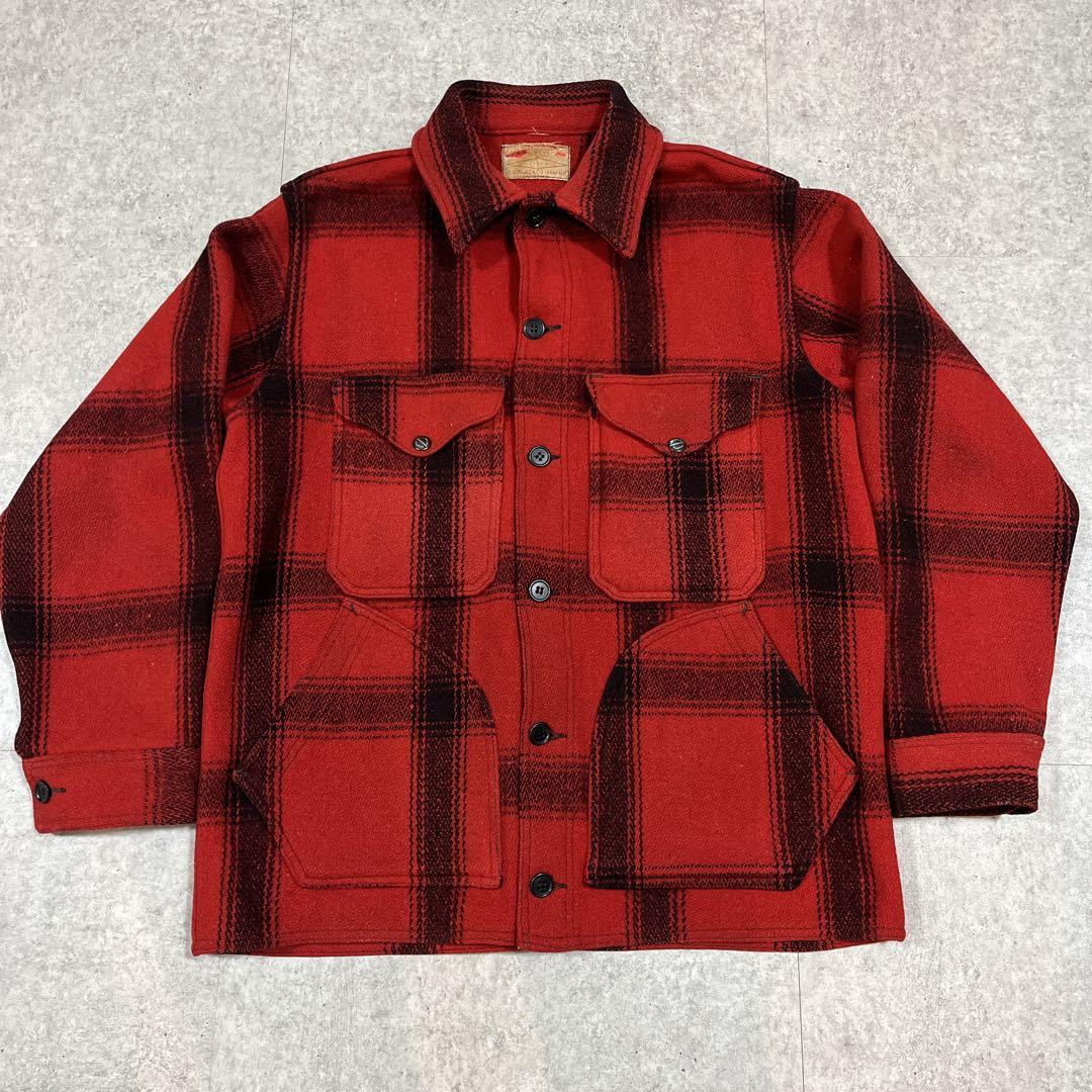 40s~50s Vintage フィルソン マッキーノクルーザージャケット L ビンテージ FILSON GARMENT フィルソン マッキーノクルーザー ウール