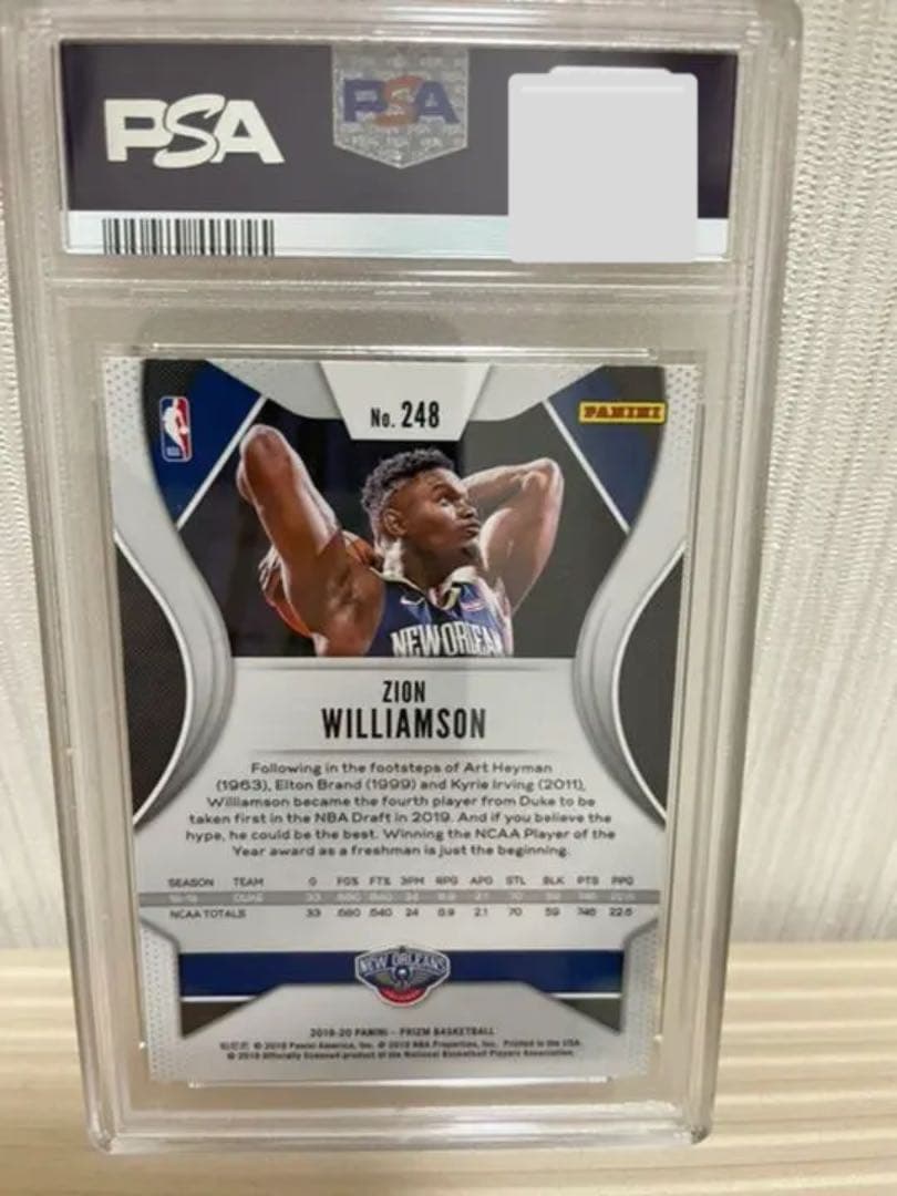 Zion Williamson RC ルーキーカード 2019-20 Prizm