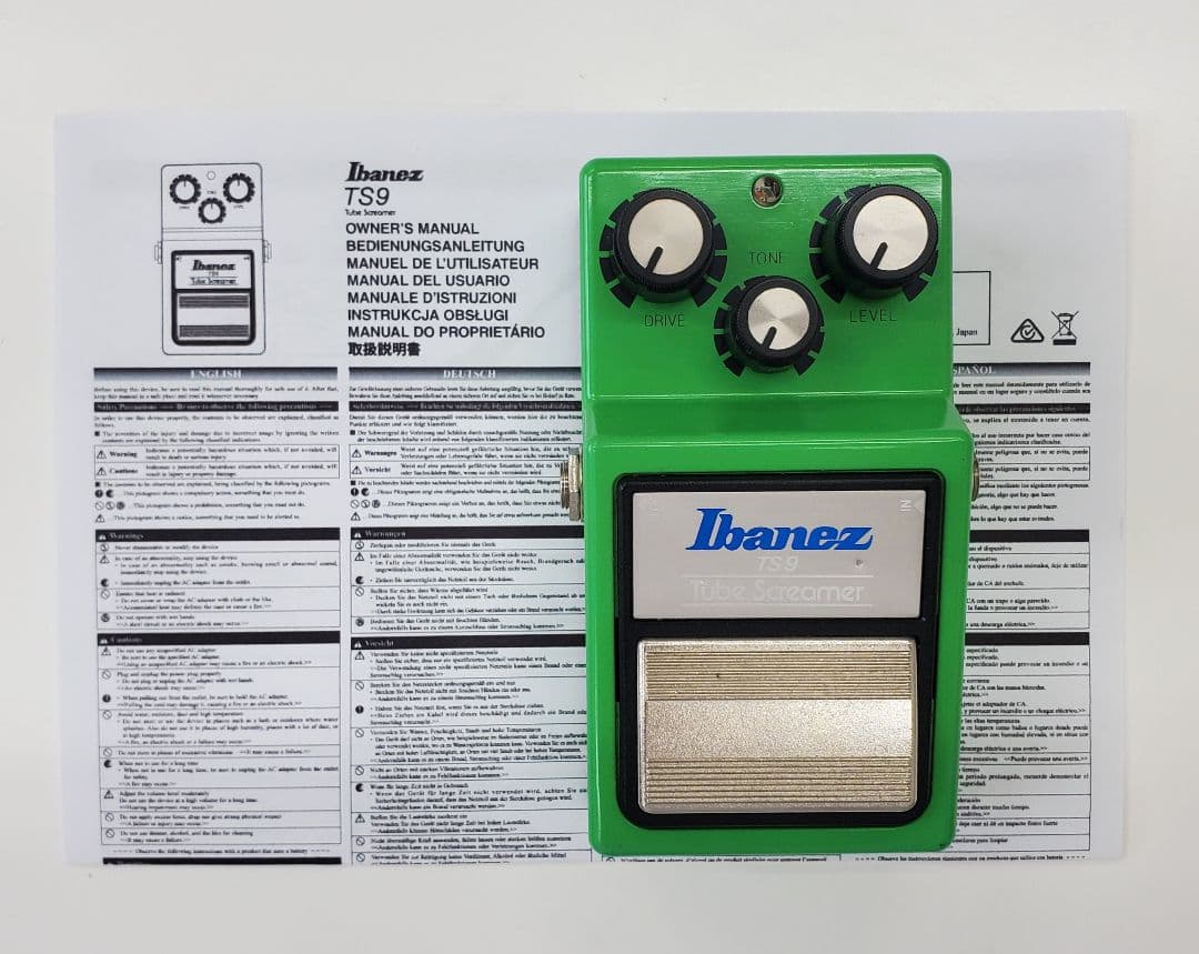 Ibanez Tubescreamer TS9 TA7558P 現行リイシュー Ibanez / TS9 Tube Screamer 現行と1stリイシューの比較