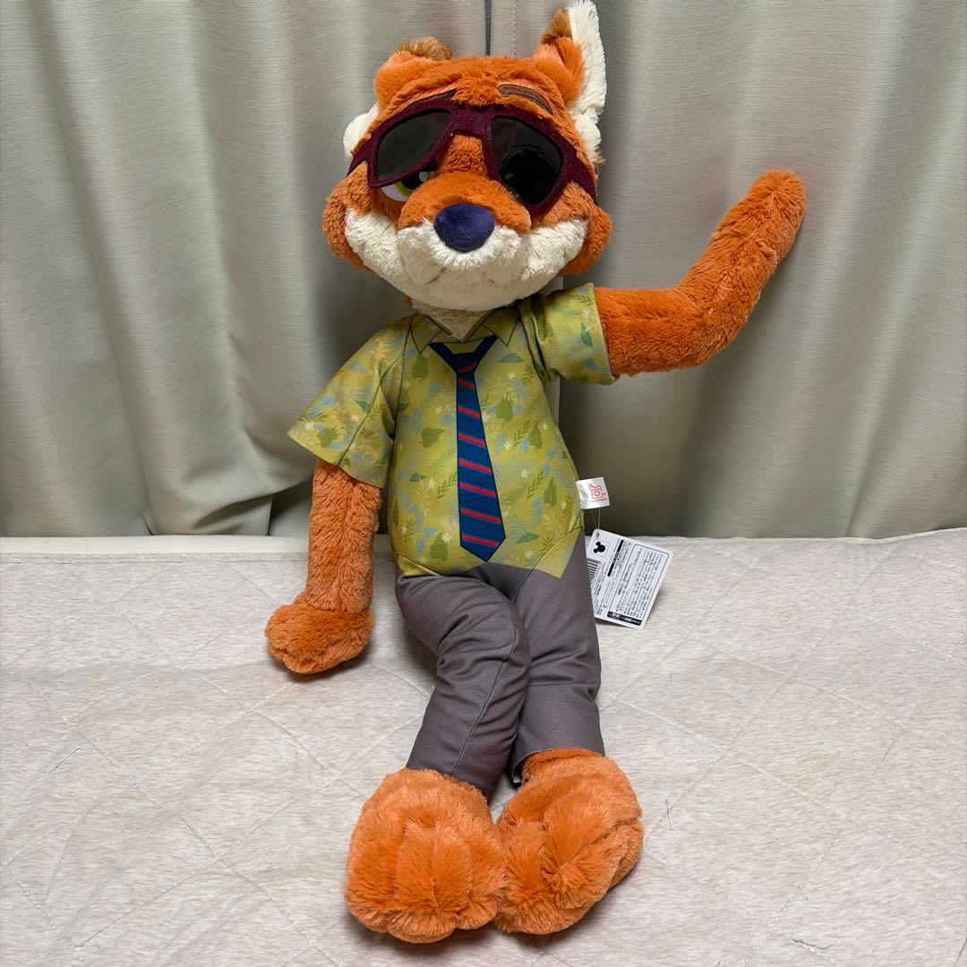 ズートピア ニックワイルドのぬいぐるみ - メルカリ