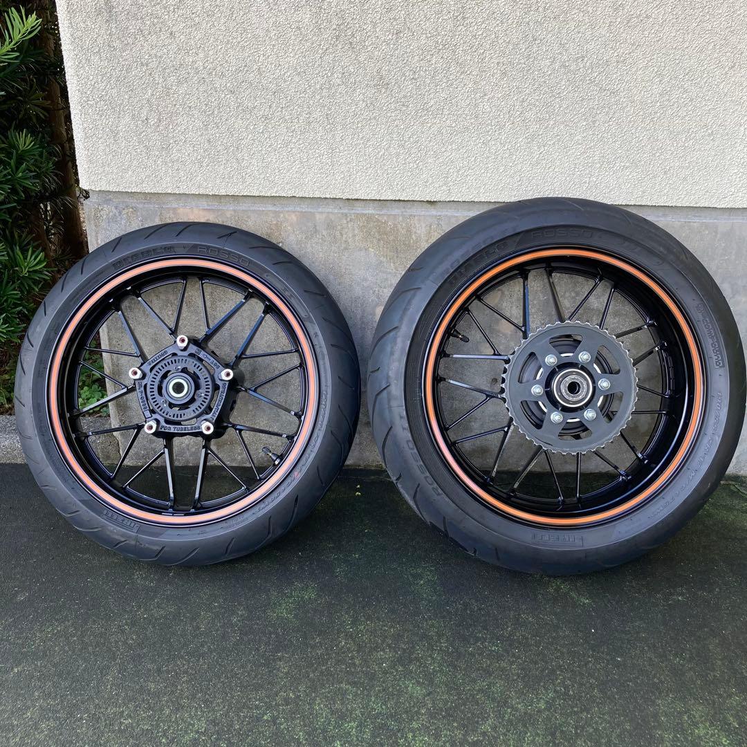 z900rs 純正ホイールタイヤセット前後バリ山 値引きしました - メルカリ