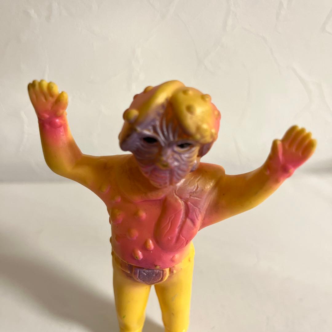 ⚠️当時物・レア仮面ライダーショッカー怪人キノコモルグミニソフビ