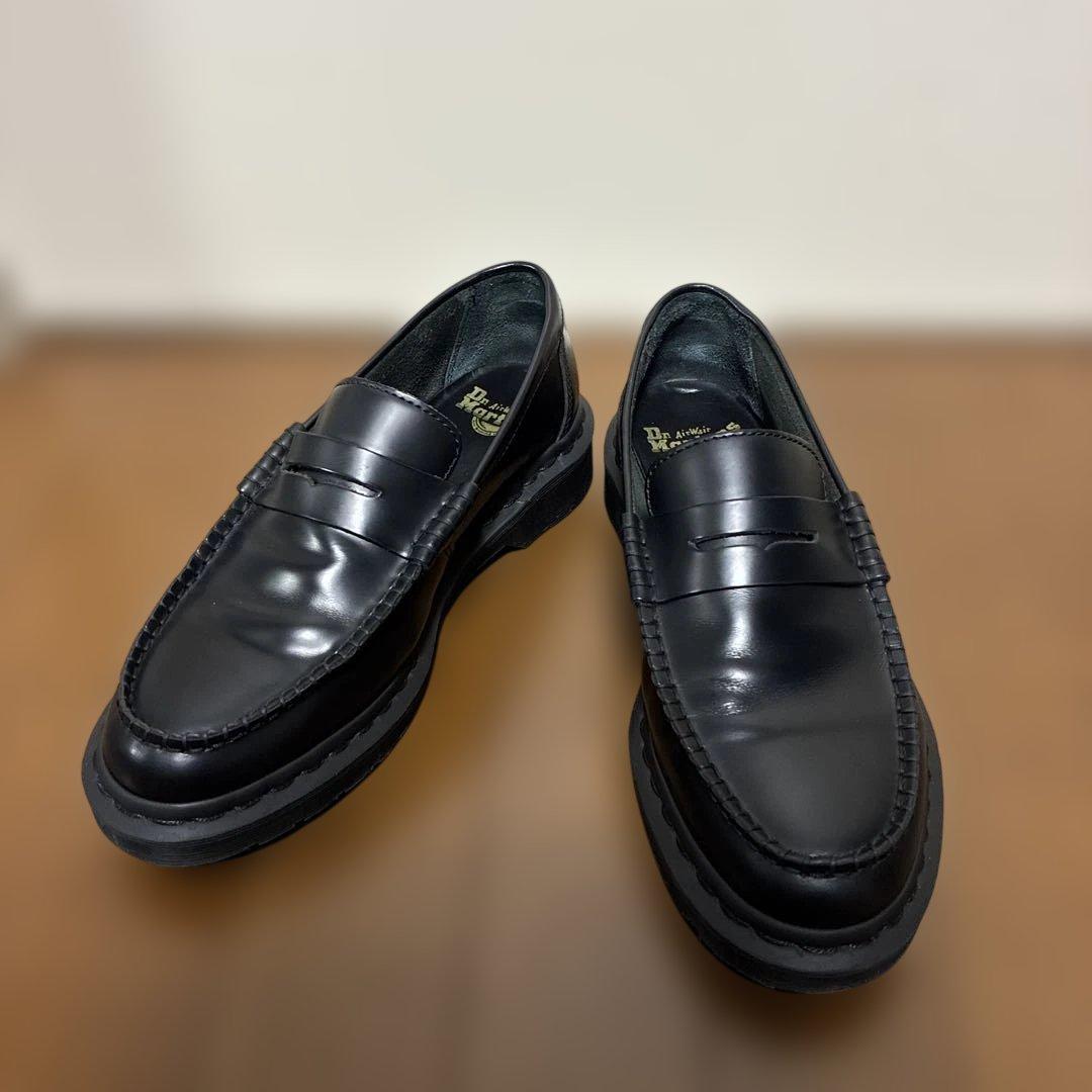美品 ドクターマーチン PENTON ローファー 黒 UK7 26cm Dr.Martens（ドクターマーチン） 国内正規品 ローファー メンズ