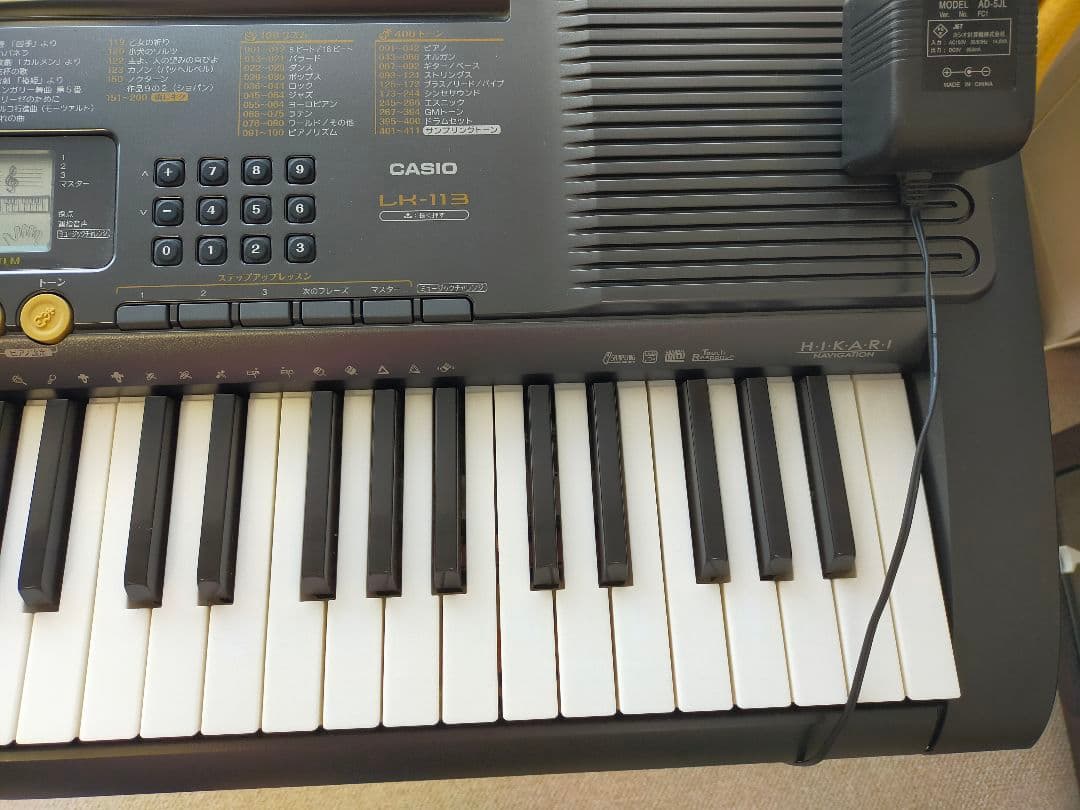 CASIO キーボード LK-113 光ナビゲーション - メルカリ
