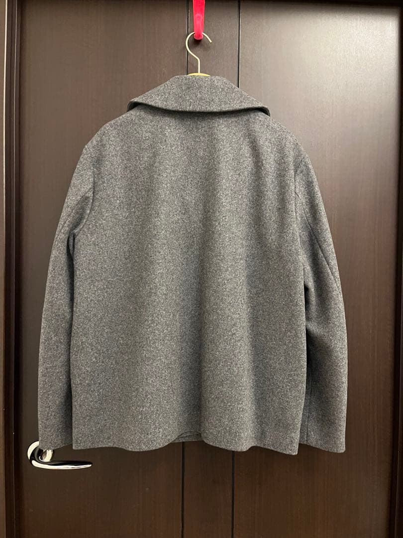 新品 theory 25AW メルトンウール ピーコート グレー - メルカリ