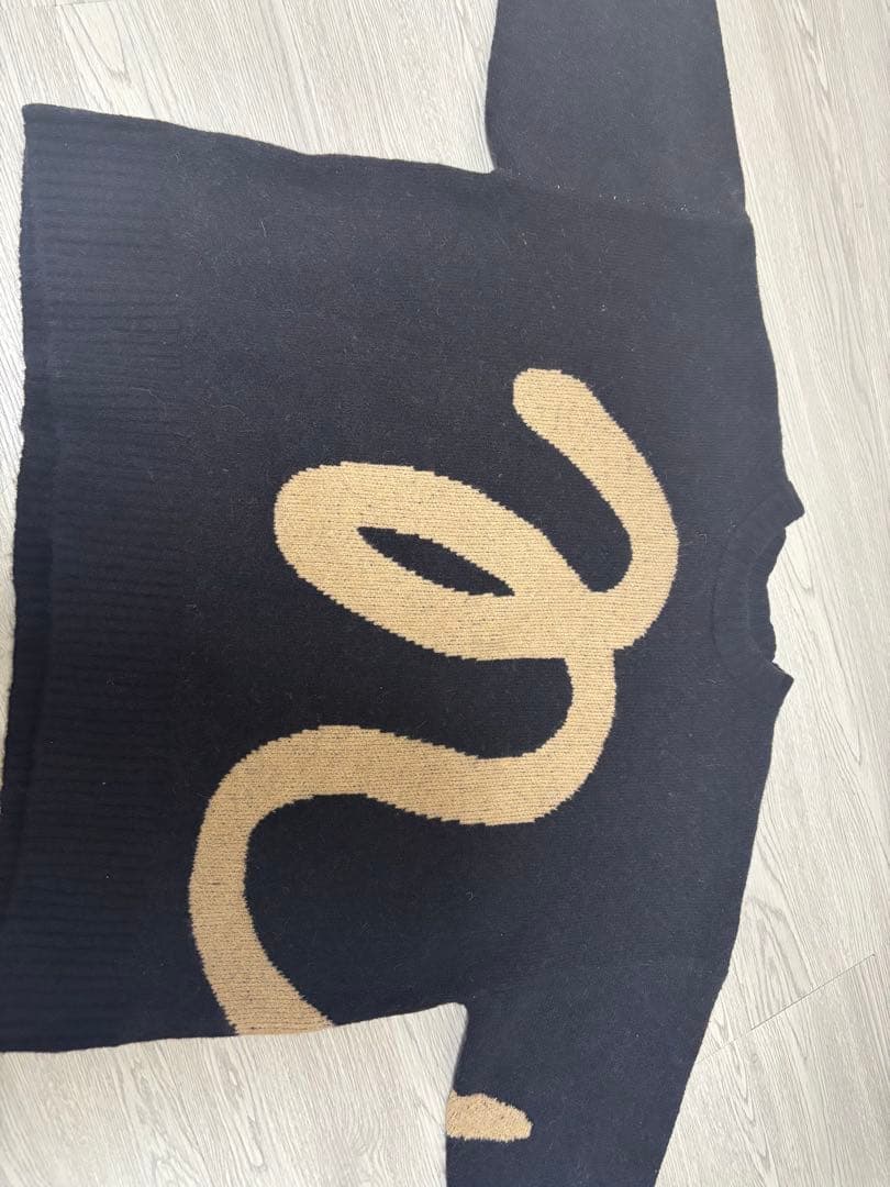 Naptime】 ニットプルオーバー NAVY Sサイズの通販はau PAY マーケット